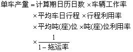 汽車運用效率指標