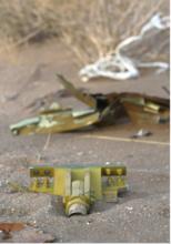 神舟十號飛船逃逸塔殘骸