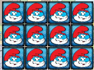 可愛藍精靈翻牌 可愛藍精靈翻牌