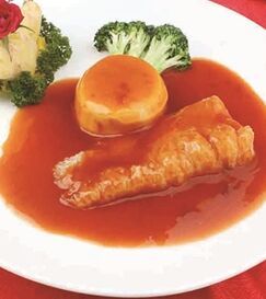 紅花燴花膠 紅花燴花膠