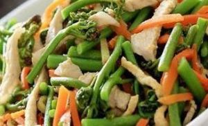 裡脊絲燴蕨菜 裡脊絲燴蕨菜