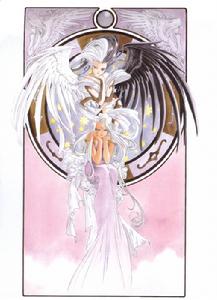 烏魯德與其天使“優雅世界”（上方）