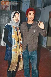 印度人打扮的蒙嘉慧與鄭嘉穎為新劇拍攝結婚場面