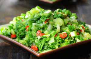 素炒芥菜 素炒芥菜