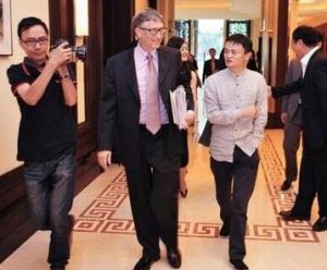 比爾&middot;蓋茨和馬雲