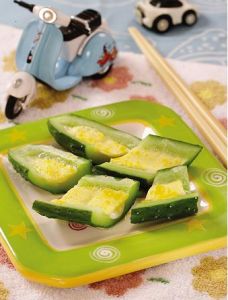 黃瓜蒸蛋