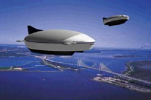 （圖）美軍“海象”飛艇軍用運輸系統想像圖