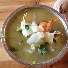 冬瓜燉螃蟹湯 冬瓜燉螃蟹湯