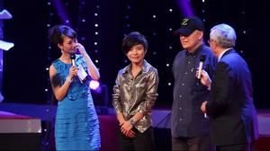 鄭淵潔和許飛在讀書盛典現場