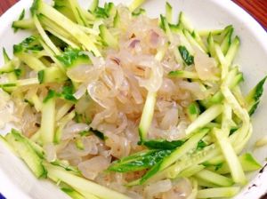 海蜇拌黃瓜 海蜇拌黃瓜