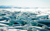 貝加爾湖冰丘