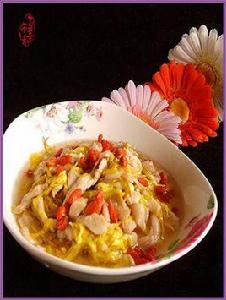 菊花豬肉 菊花豬肉