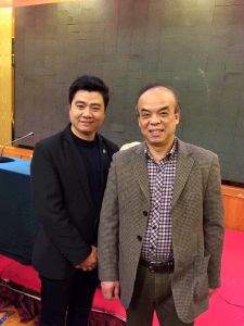歐陽立志和鄧偉民江西省文聯副主席，省音樂家協會主席，著名作曲家