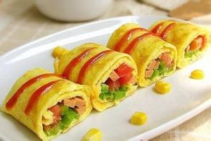 火腿蛋卷 火腿蛋卷