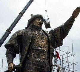 松原成吉思汗站立雕像 松原成吉思汗站立雕像