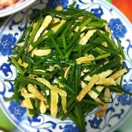 韭菜乾絲 韭菜乾絲