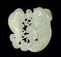 吉慶有餘白玉佩 吉慶有餘白玉佩