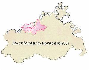 在梅克倫堡-前波莫瑞州內的位置