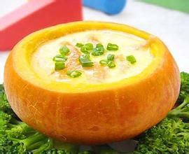 銀魚南瓜盅 銀魚南瓜盅