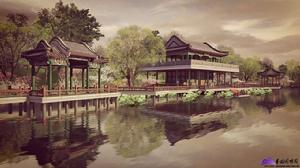 上下天光-涵月樓-復原圖