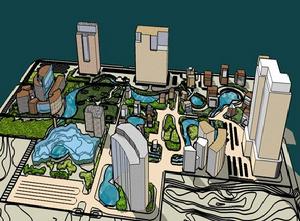 國家動漫基地規劃示意圖(2010年)