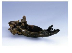 明仙人乘槎犀牛角杯