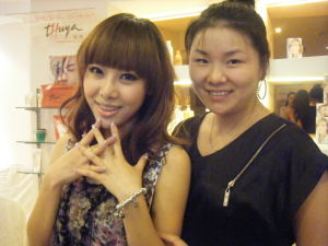 佳悅為知名歌手陳思彤打造時尚靚甲