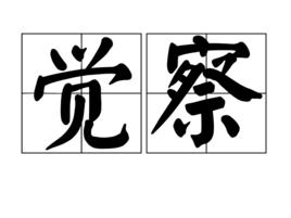 覺察[詞語]