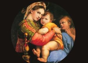 《椅中聖母》 《椅中聖母》