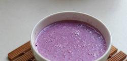 寶寶輔食——紫薯奶羹