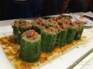 火腿蒸絲瓜 火腿蒸絲瓜