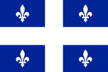 魁北克鳶尾花國旗