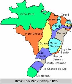 佩德羅二世巴西帝國地圖