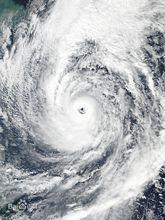 超強颱風蘭恩 衛星雲圖