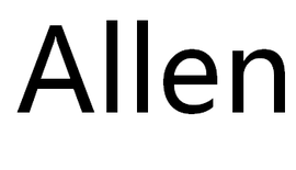 Allen[英文詞語]