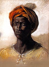 甘尼巴爾早期傳記中的肖像畫