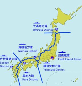 海自艦隊部署圖