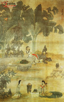 蕉林酌酒圖 蕉林酌酒圖