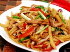 杏鮑菇肉絲 杏鮑菇肉絲