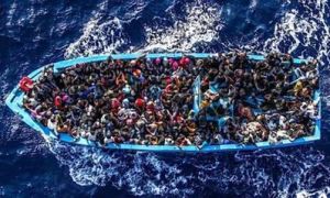 前往歐洲的難民潮