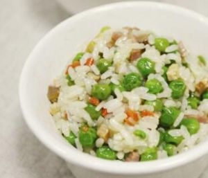 豌豆鹹肉糯米飯 豌豆鹹肉糯米飯