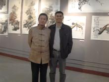 李金山在韶關的書畫展