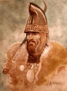 今人復原的達契亞國王形象