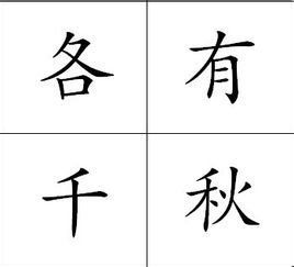 各有千秋 各有千秋