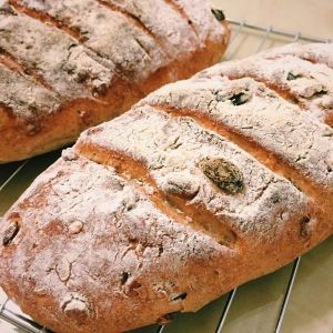 半全麥核桃花生包 半全麥核桃花生包