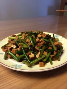 蒜苗醬炒豆乾 蒜苗醬炒豆乾