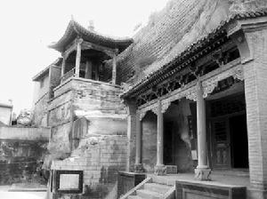 延安杜公祠內的正殿和碑亭