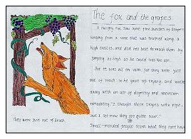 《狐狸吃葡萄》