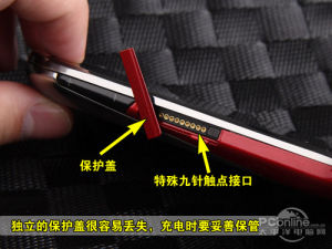 聯想樂Phone的數據線接口