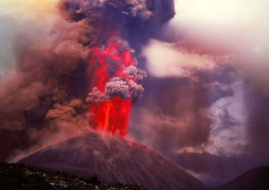 天然污染源--火山 